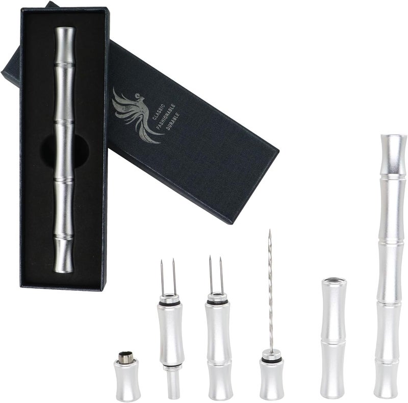 CaLeQi Cigar Punch, Cigar Draw Enhancer Cigar Nubber and Cigar Punch 3 in 1 The Cigar Punch for All Cigars is a Practical and Essential Cigar Accessories for Cigar Lovers - Image 1